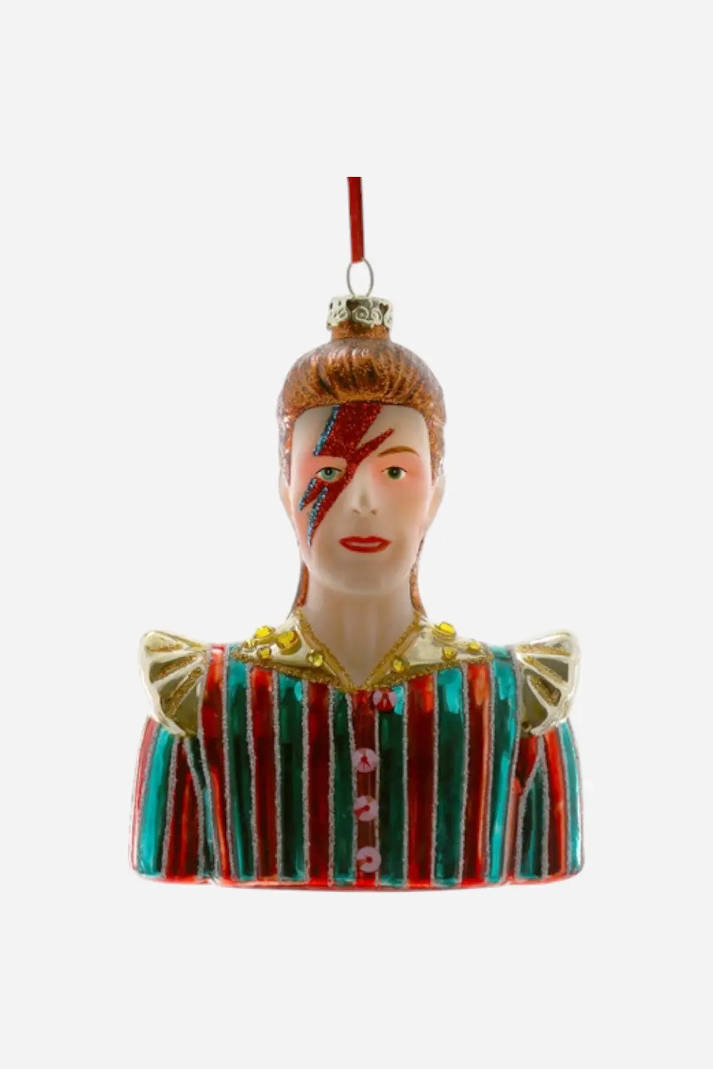 David Bowie Bust Ornament 1