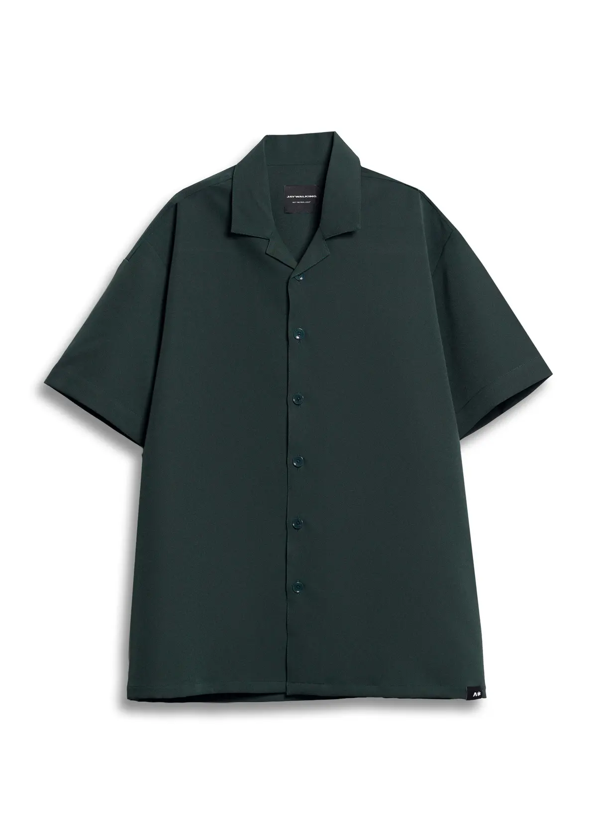 Bowling Shirt In Bottle Green [Unisex] 1