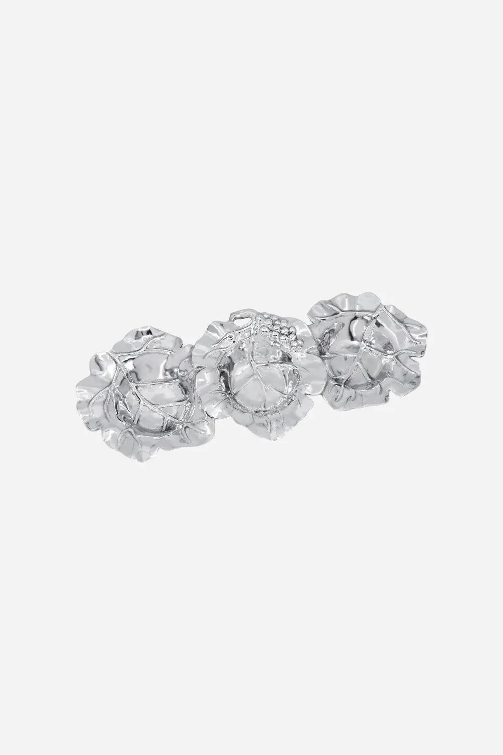 Beatriz Ball Garden Foglia Leaf Grapes Triple Dip Tray 1