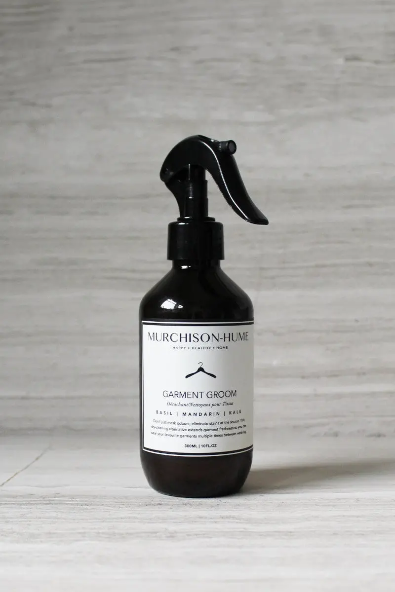 Murchison Hume Garment Groom Fabric Softener And Stain Remover In Basil Mandarin Kale, 3.4 Oz 1