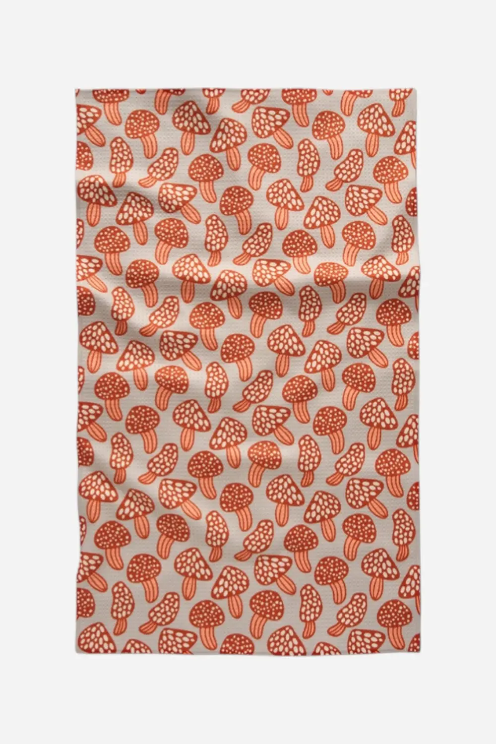 Geometry Towels Many Mushrooms Tea Towel 1