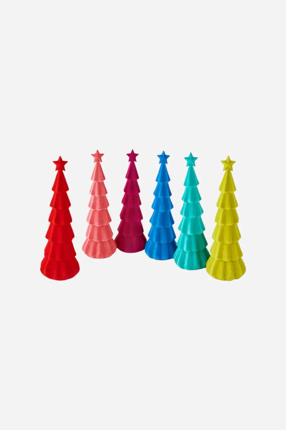 Flocked Giant 30" Tree In Yellow 1