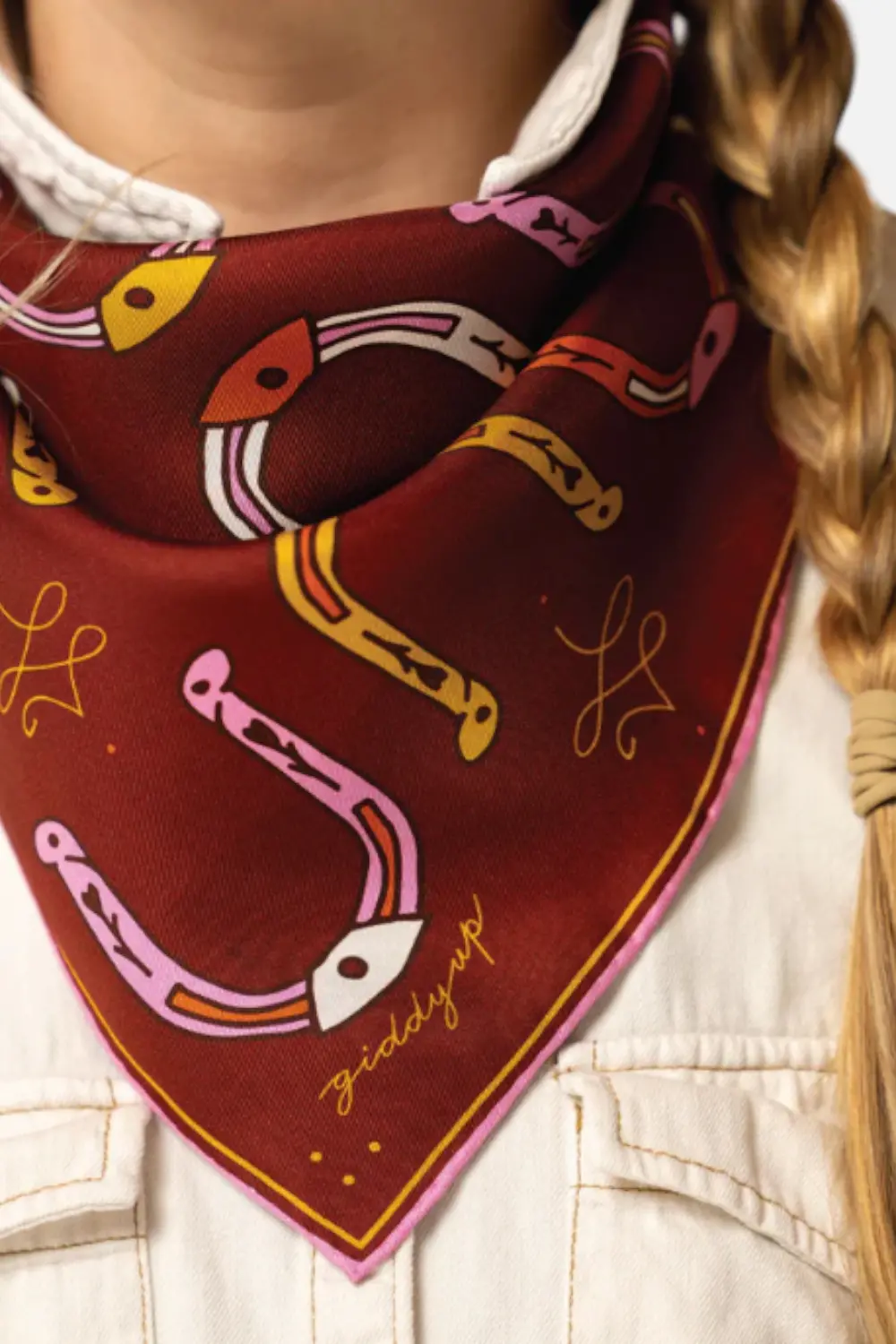 Jenni Earle Giddy Up Silk Scarf 1