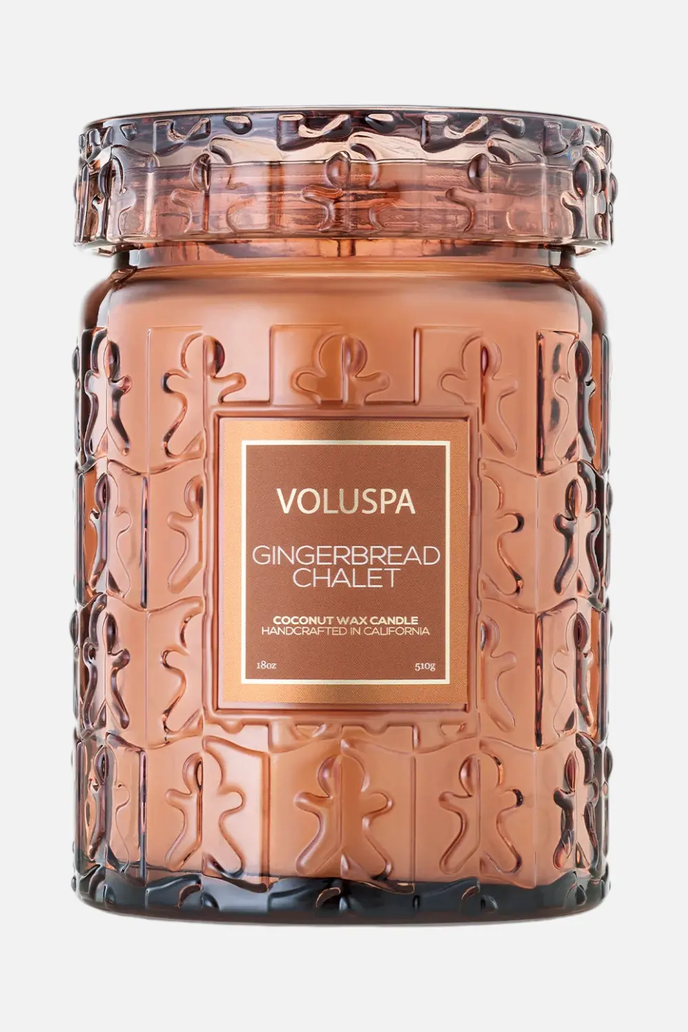 Voluspa Gingerbread Chalet Large 18 Oz Jar Candle 1