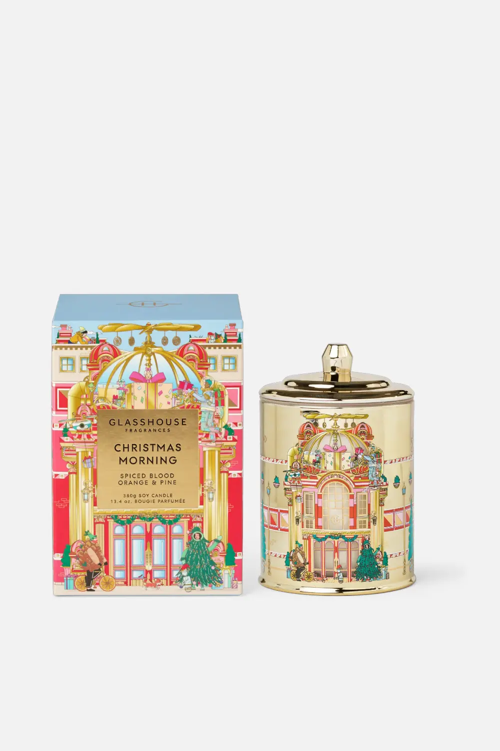 Glasshouse Christmas Morning Triple Scented Candle 1