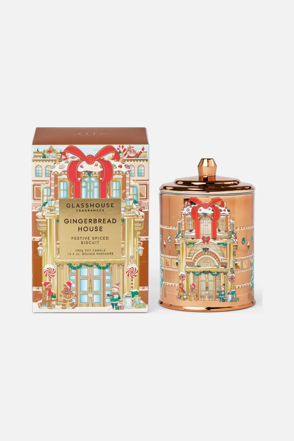 Glasshouse Limited Addition Gingerbread House 13.4 Oz Candle 1