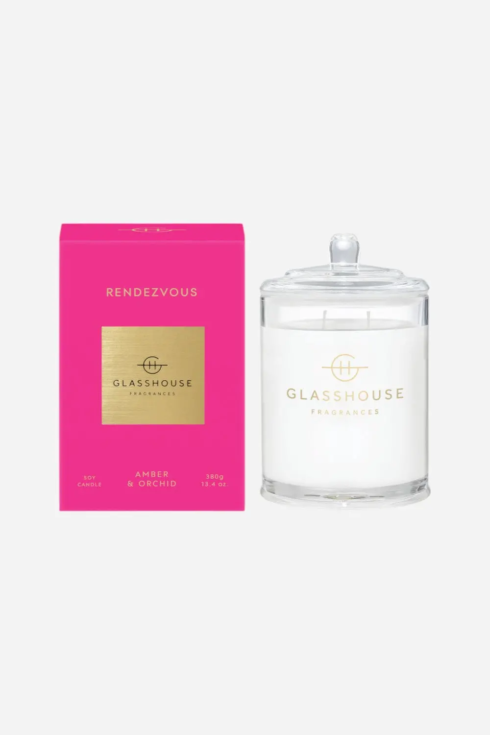 Glasshouse Rendezvous Triple Scented Candle - 13.4 Oz 1