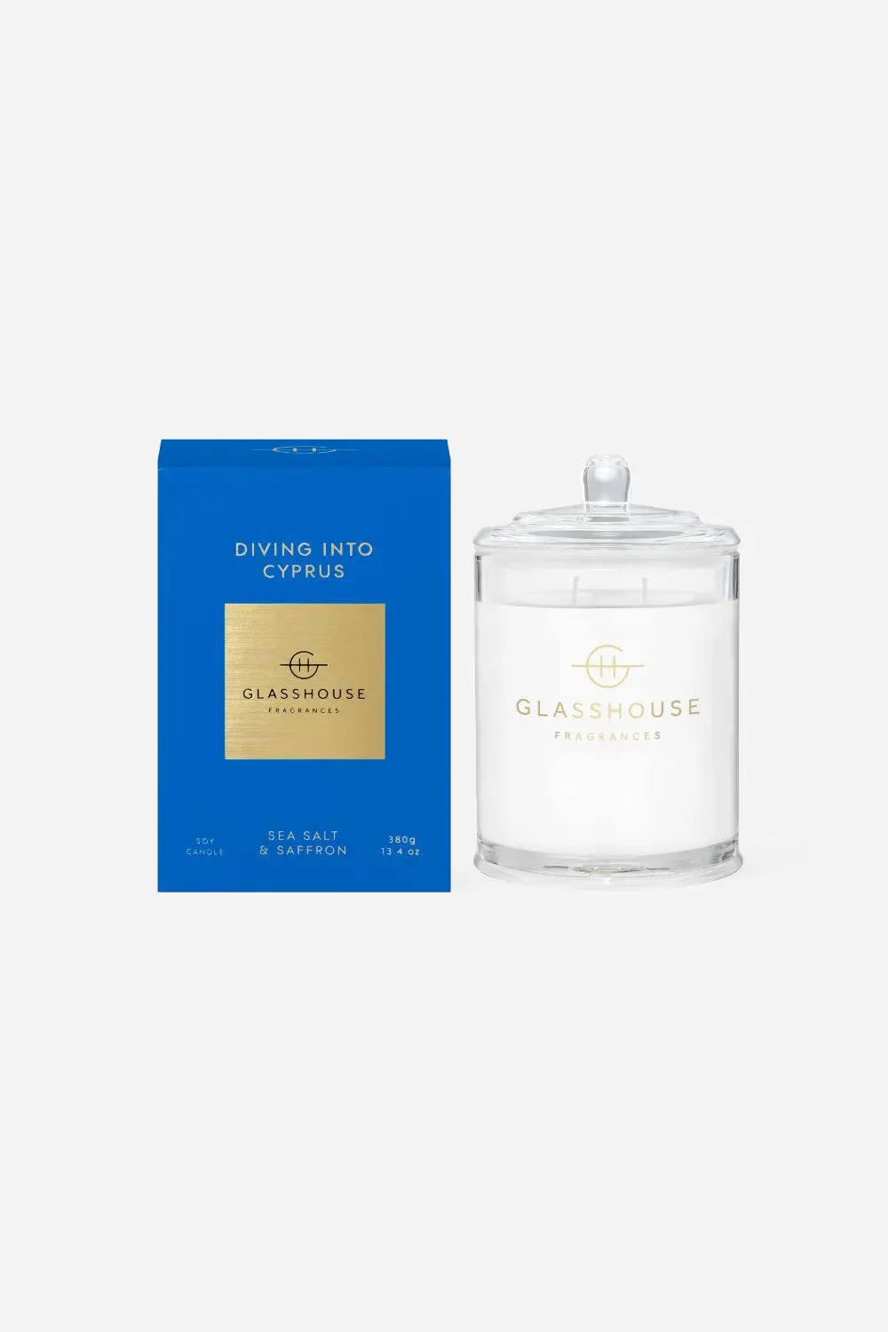 Glasshouse Diving Into Cyprus Candle 1