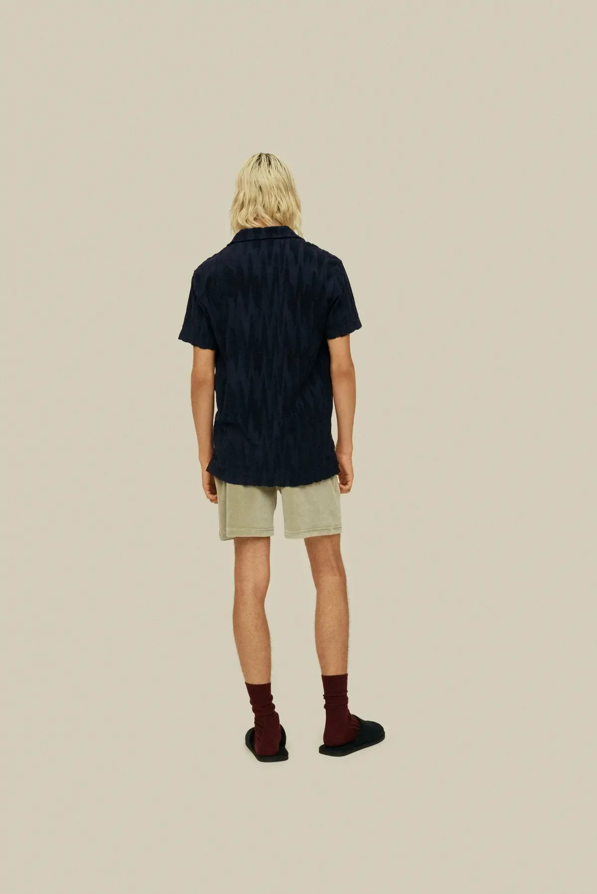 Oas Glitch Polo Terry Shirt 4