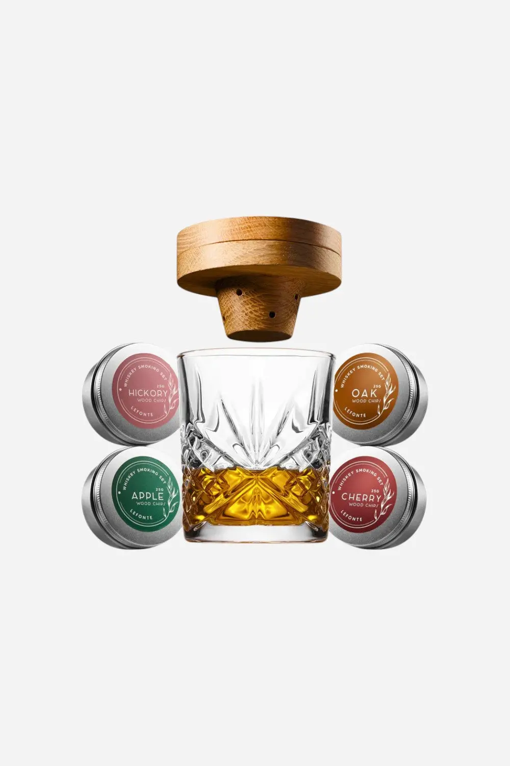 Godinger Dublin Crystal 9 Piece Whiskey Smoker Set 1