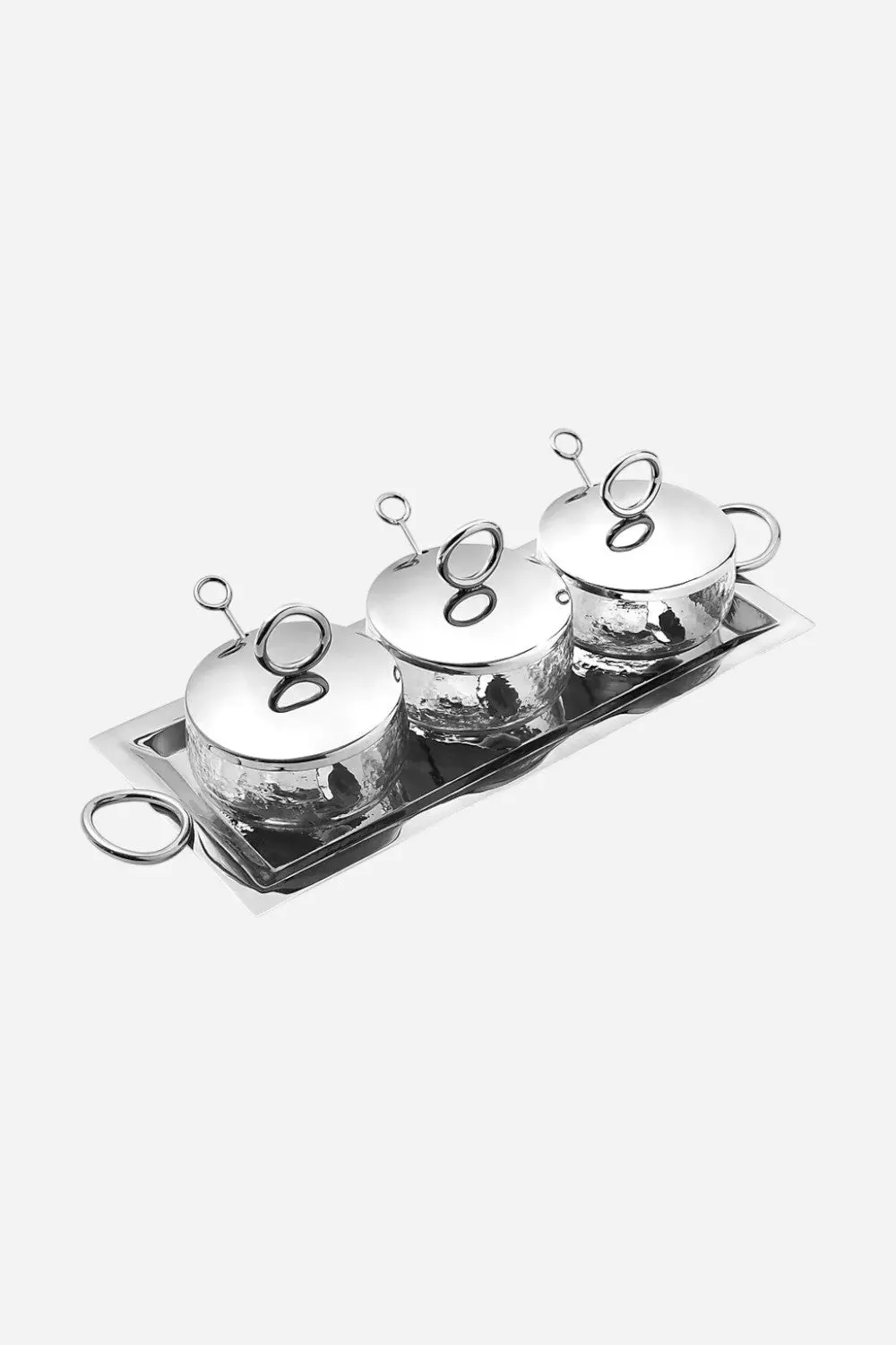 Godinger Sphere Stainless 7 Piece Appetizer Server 1