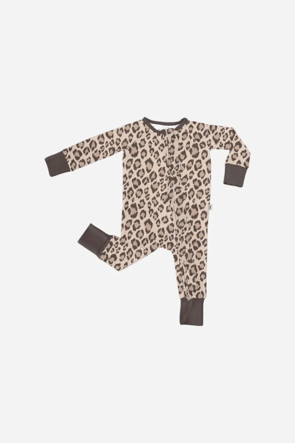 Goosies Classic Leopard Long Sleeve Convertible Zip Pj's 1