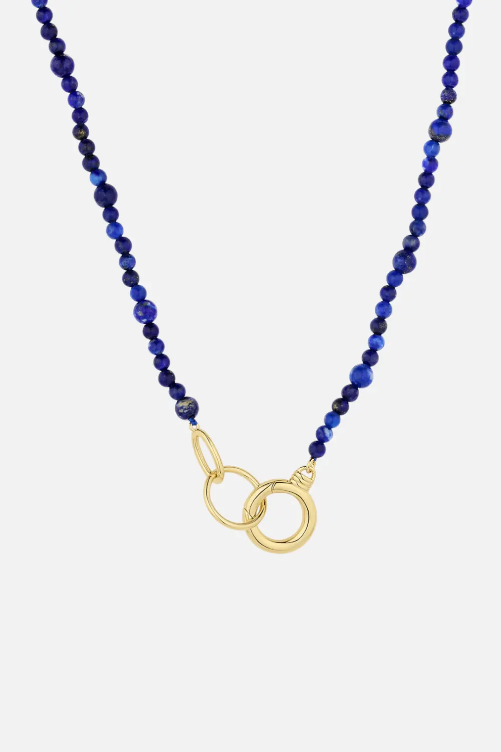 Gorjana Power Gemstone Beaded Necklace In Lapis 1