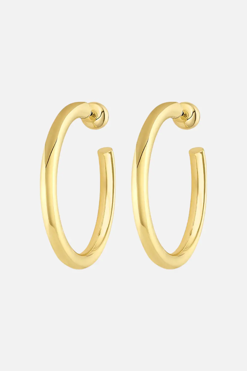 Gorjana Carter Hoops In Gold 1