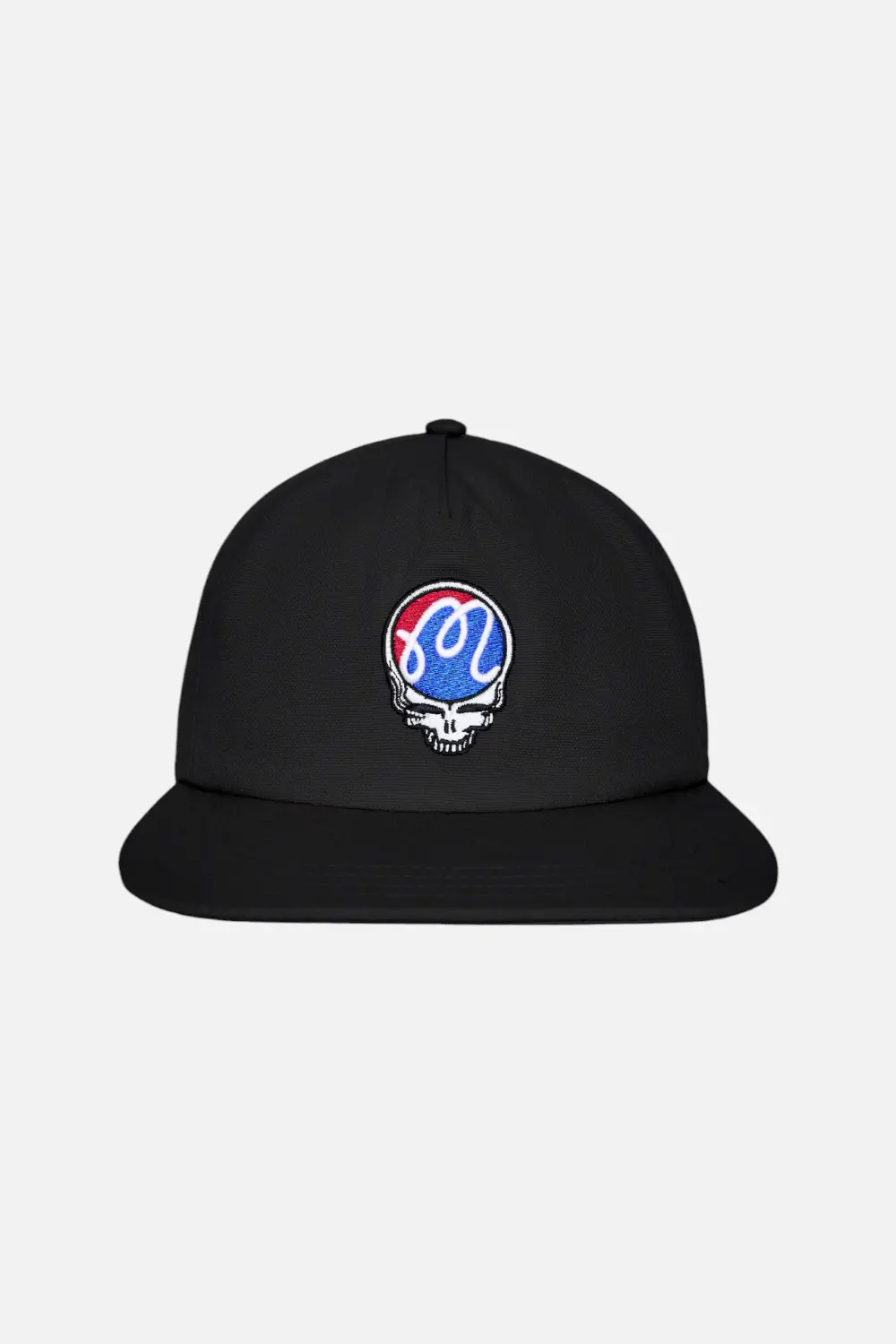 Malbon Golf Men's Grateful Dead Stealie Snapback In Black 1