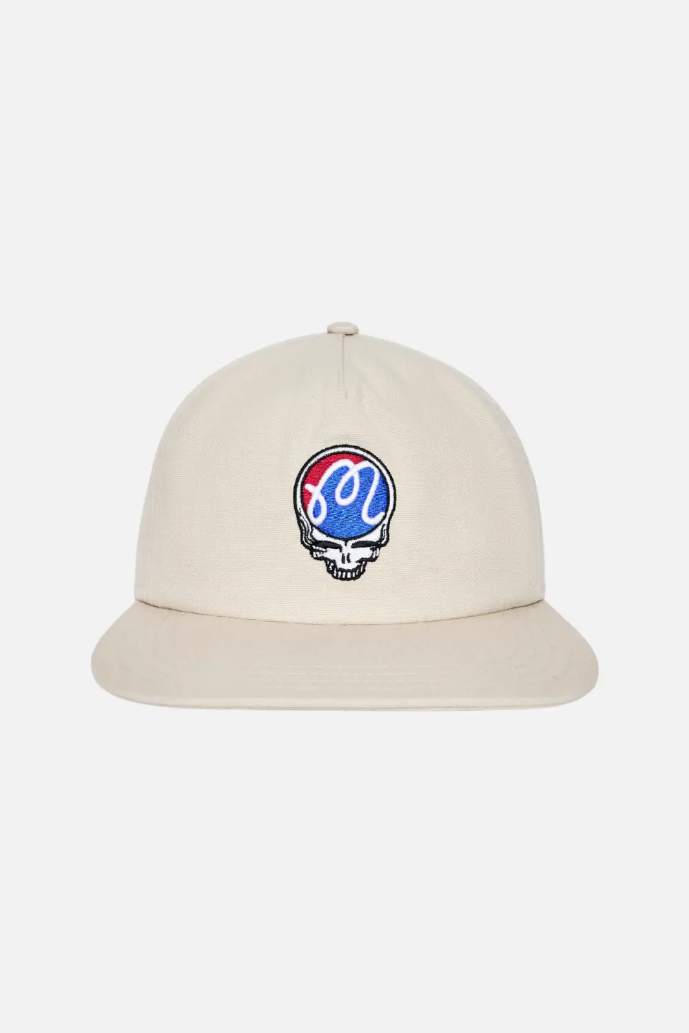 Malbon Golf Men's Grateful Dead Stealie Snapback In Rainy Day 1