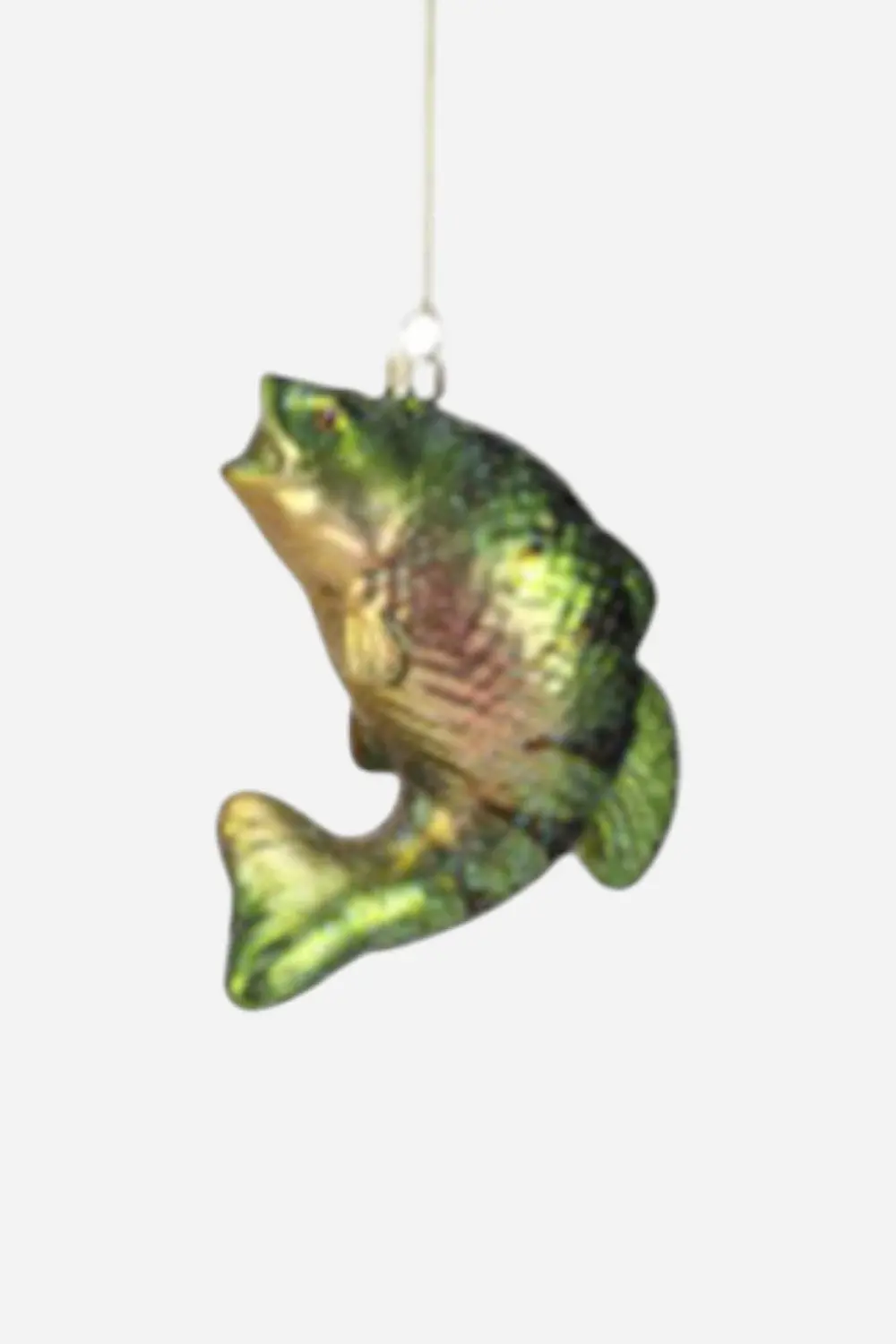 Green Fish On Line Ornament 1