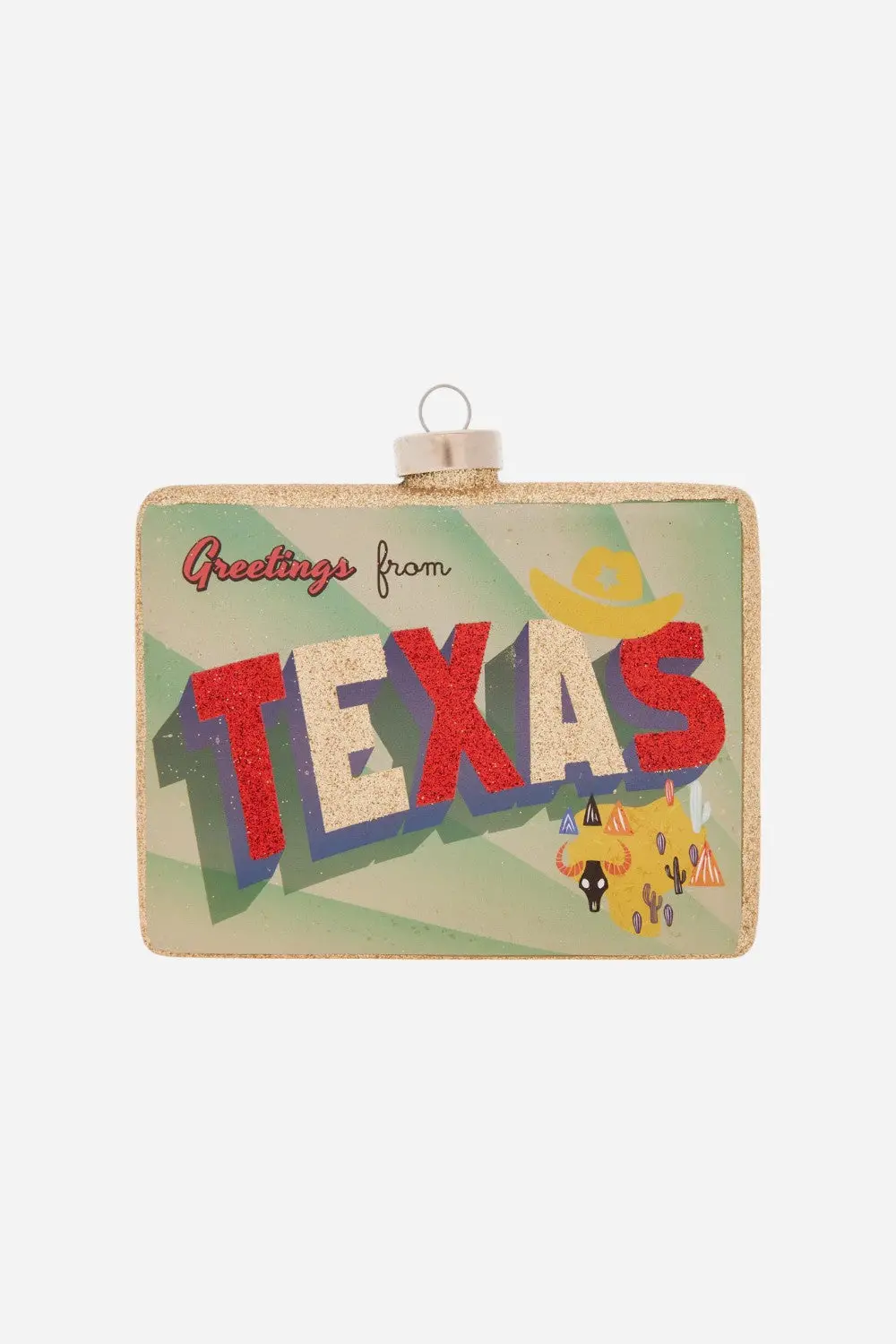 Kat + Annie Greetings From Texas Ornament 1