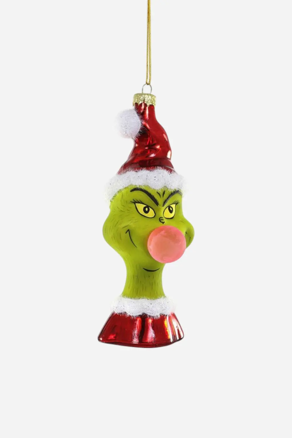 Grinch With Bubblegum Ornament 1