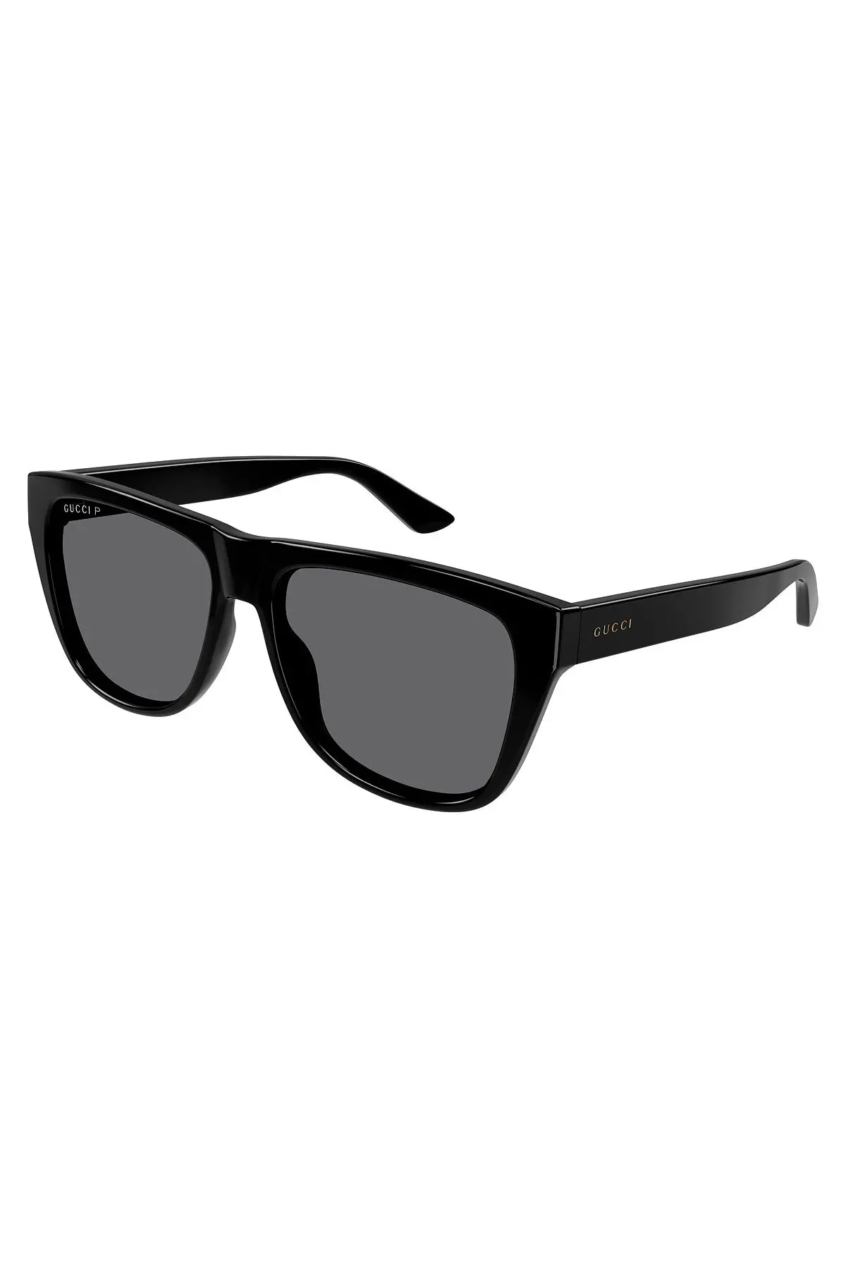 Gucci Black Men's Sunglasses With Gray Polarized Lenses 1