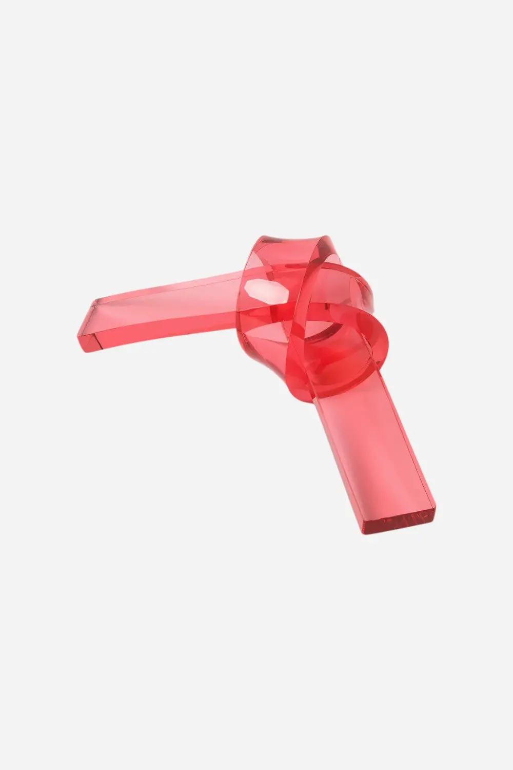 Tizo Lucite Bow Knot In Pink 1
