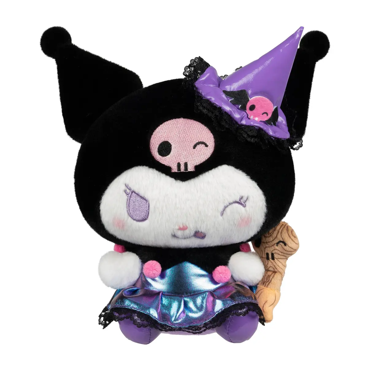 Hello Kitty And Friends 8-Inch Kuromi Halloween Plush Wearing A Witch Costume 1