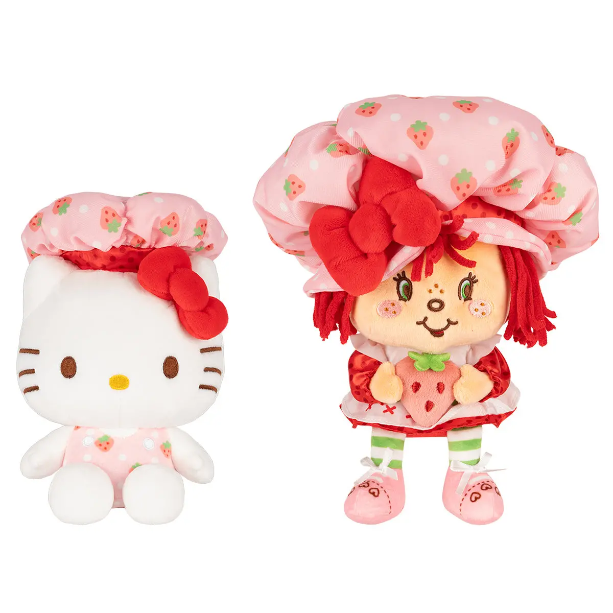 Hello Kitty And Friends 8-Inch Strawberry Shortcake X Hello Kitty Plush 2-Pack 1