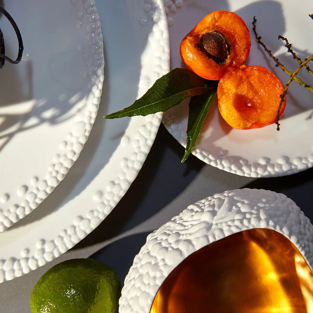 L'objet Haas Mojave Dinner Plate In White 2