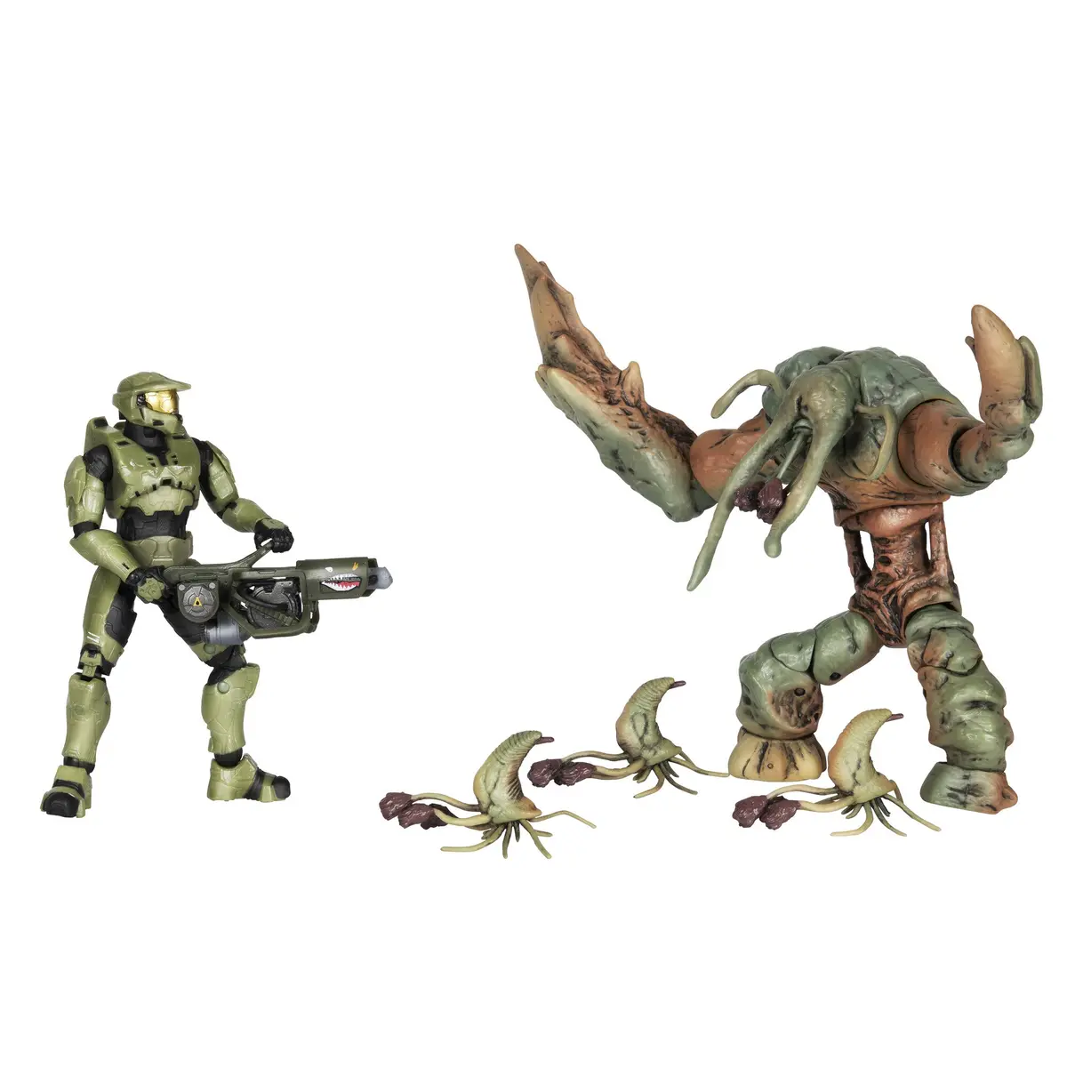 Halo Action Figure Pack - Master Chief Vs. Flood 1