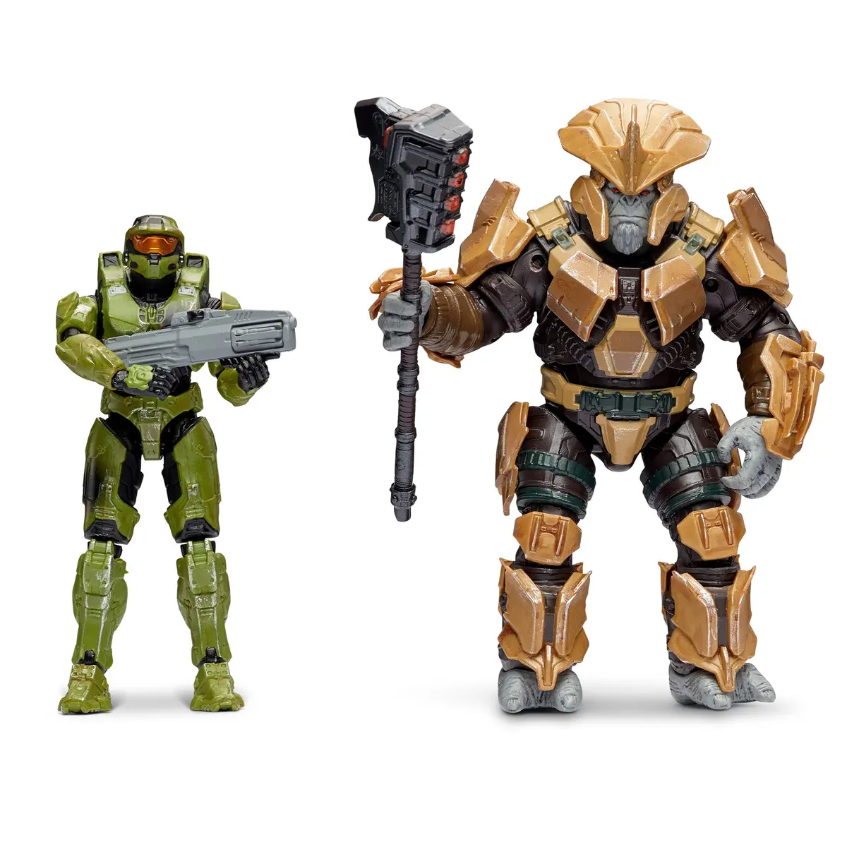 Halo Two Figure Pack - Master Chief Vs. Brute Chieftain 1