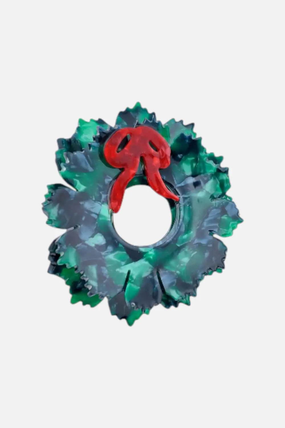Solar Eclipse Hand Painted Wreath Hair Claw Clip 1