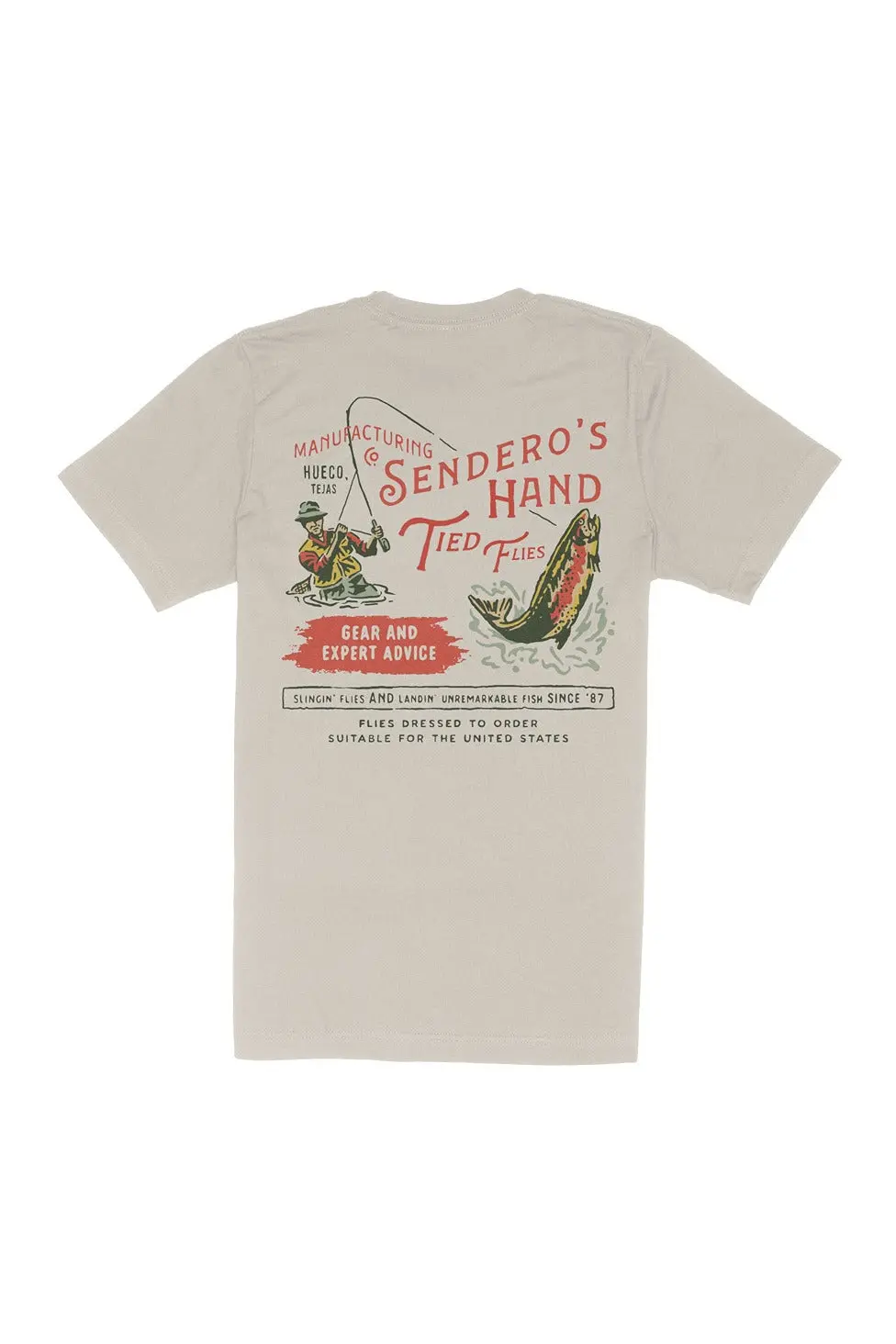 Sendero Provisions Hand Tied Flies T-Shirt 1