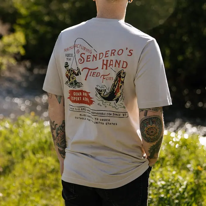 Sendero Provisions Hand Tied Flies T-Shirt 3