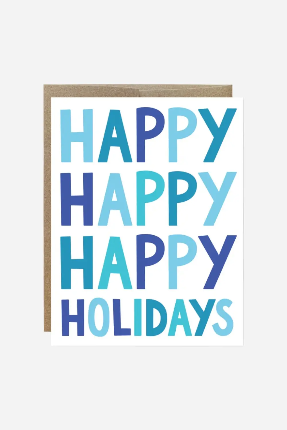 Happy Happy Holidays Greeting Card 1
