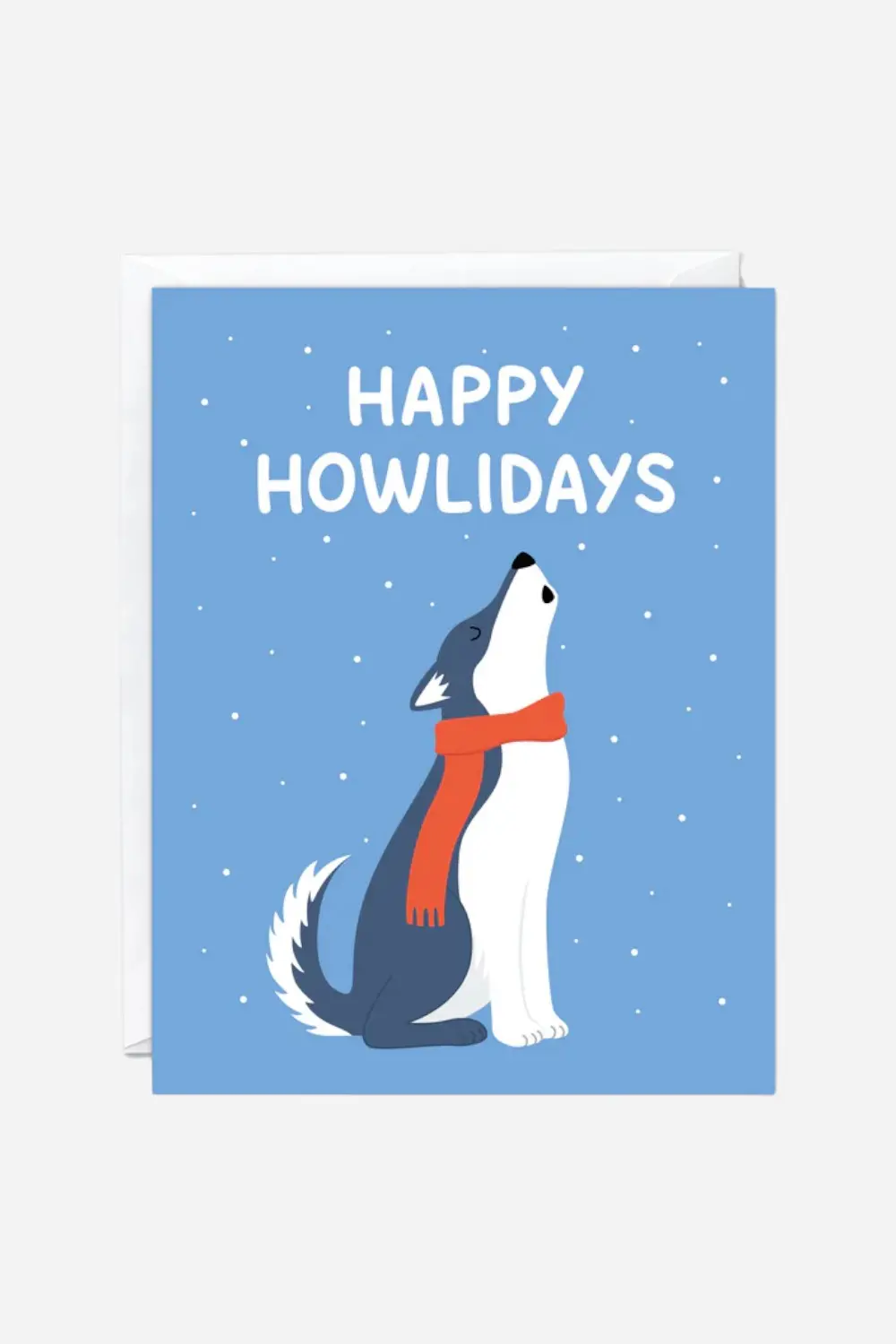 Happy Howlidays Holiday Greeting Card 1