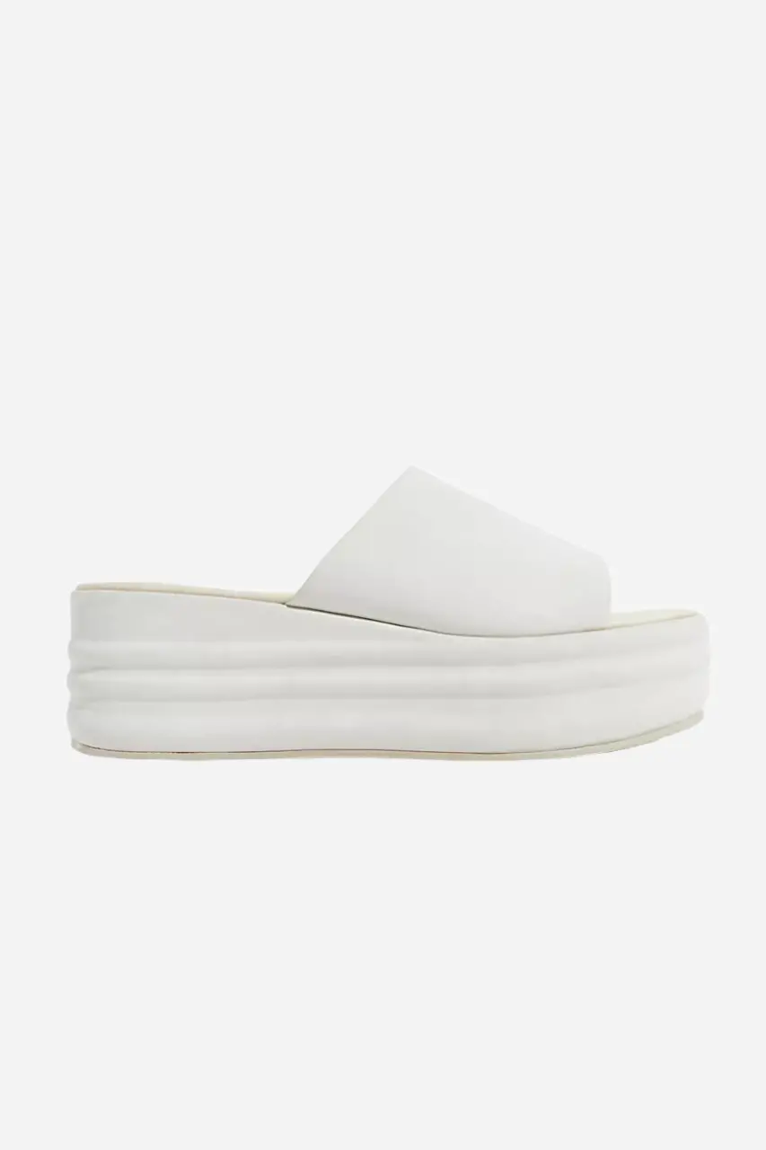 Free People Shoes Harbor Flatform Sandals In Vanilla 1