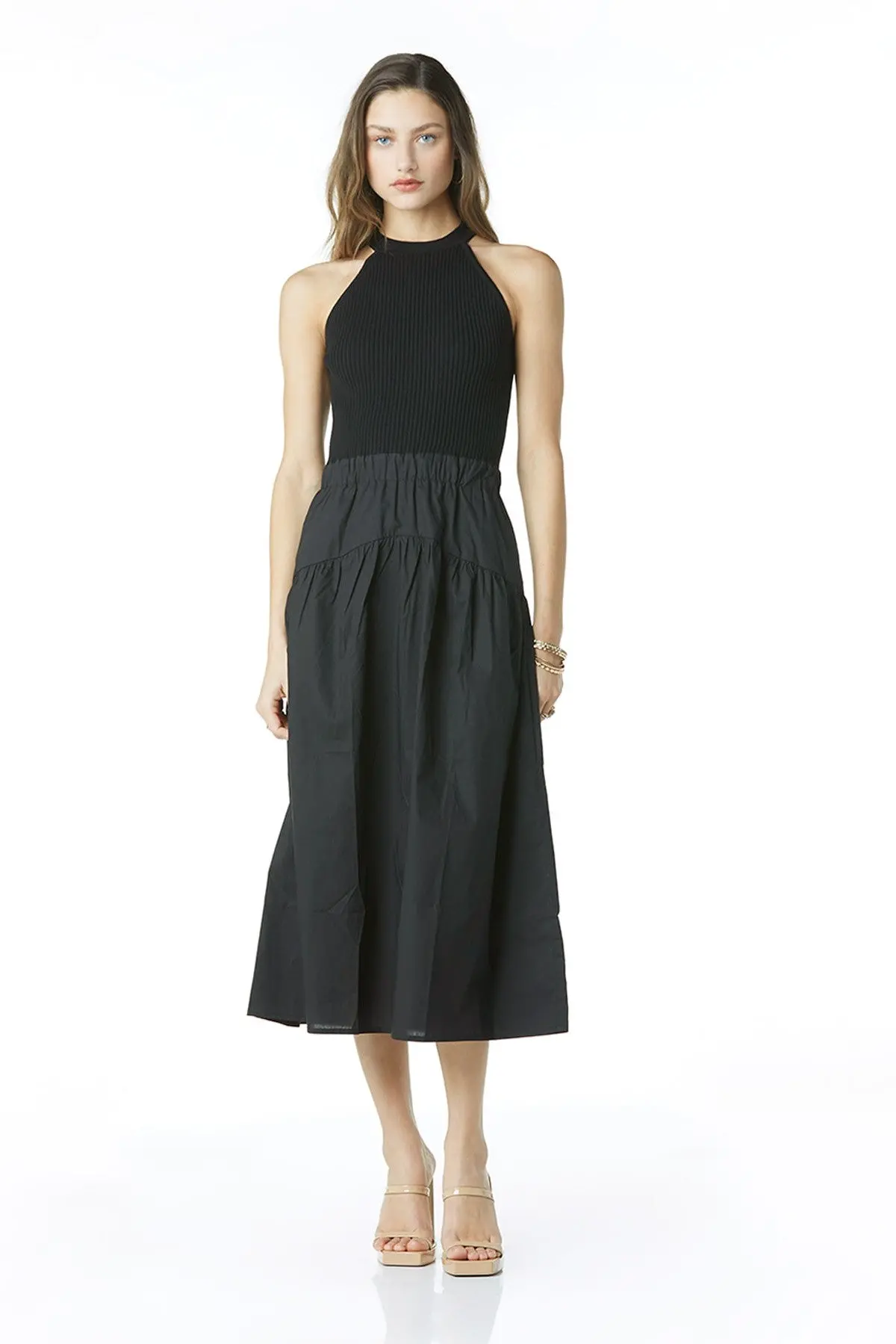 Tart Collections Harbor Knit Dress In Black 1