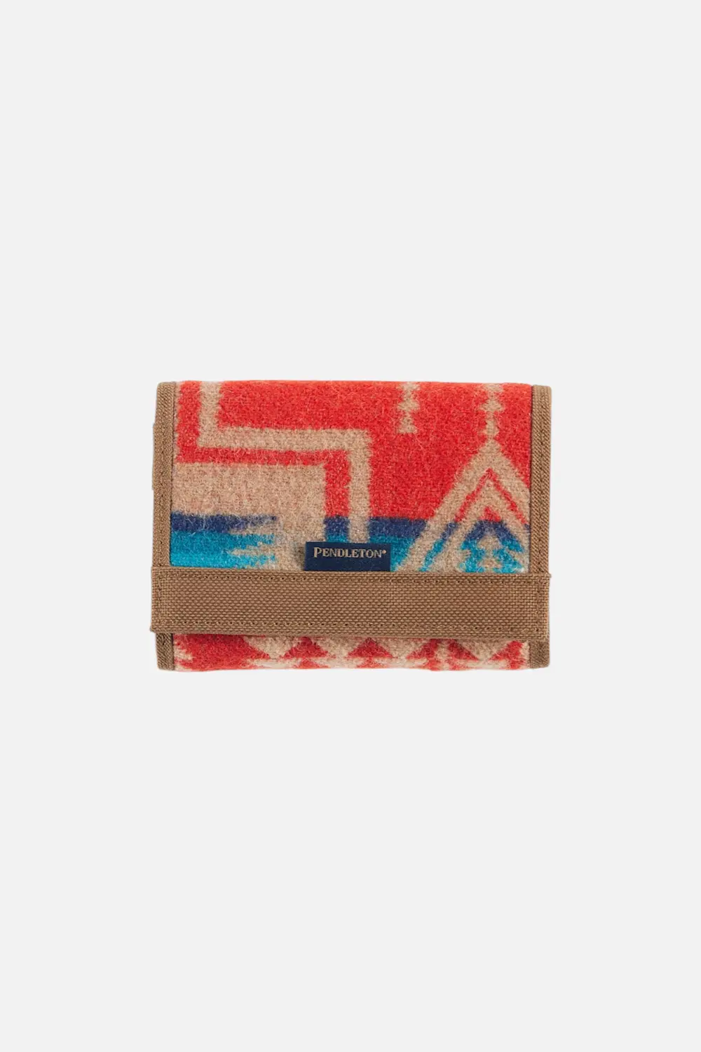 Pendleton Woolen Mills Harding Trifold Wallet In Chili Red 1