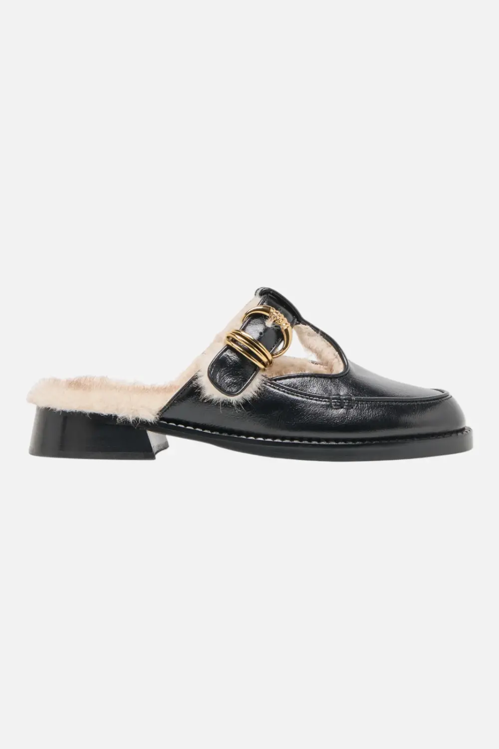 Dolce Vita Harlah Plush Mules In Black 1