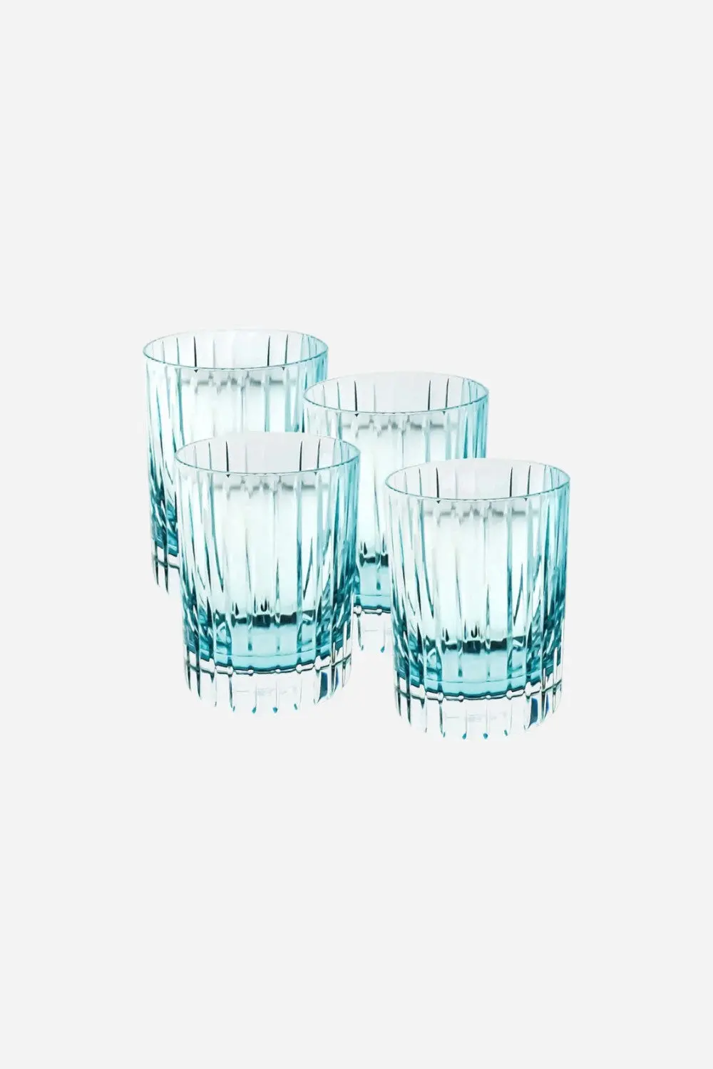 Baccarat Harmonie Tumblers In Turquoise - Set Of 4 1
