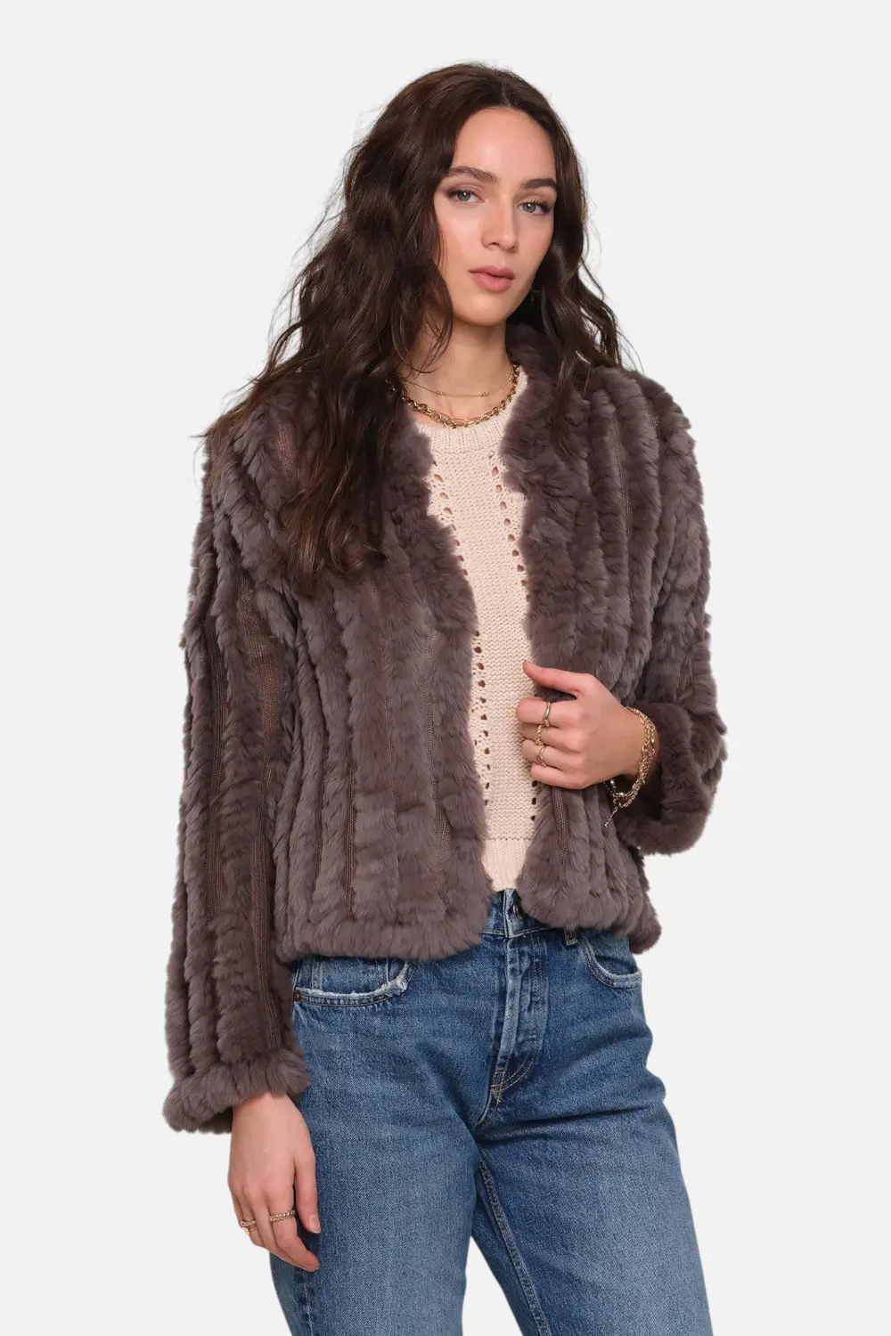 Heartloom Rosa Jacket In Mushroom 1