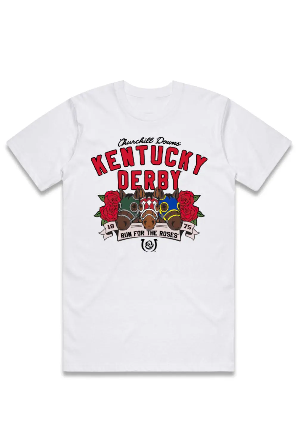 Kentucky Derby 152 "Head In" White Tee 1