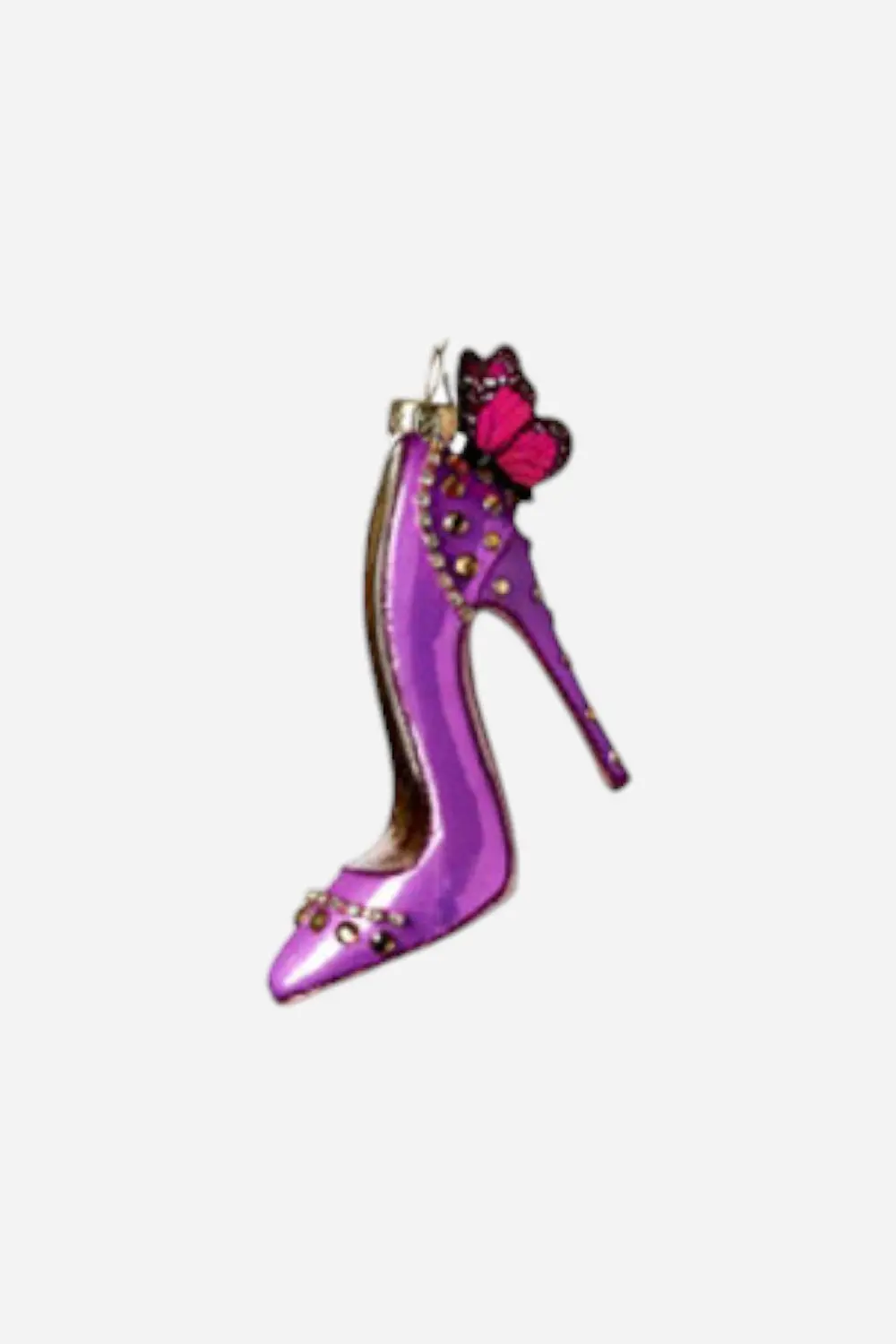 High Heel Ornament In Purple 1