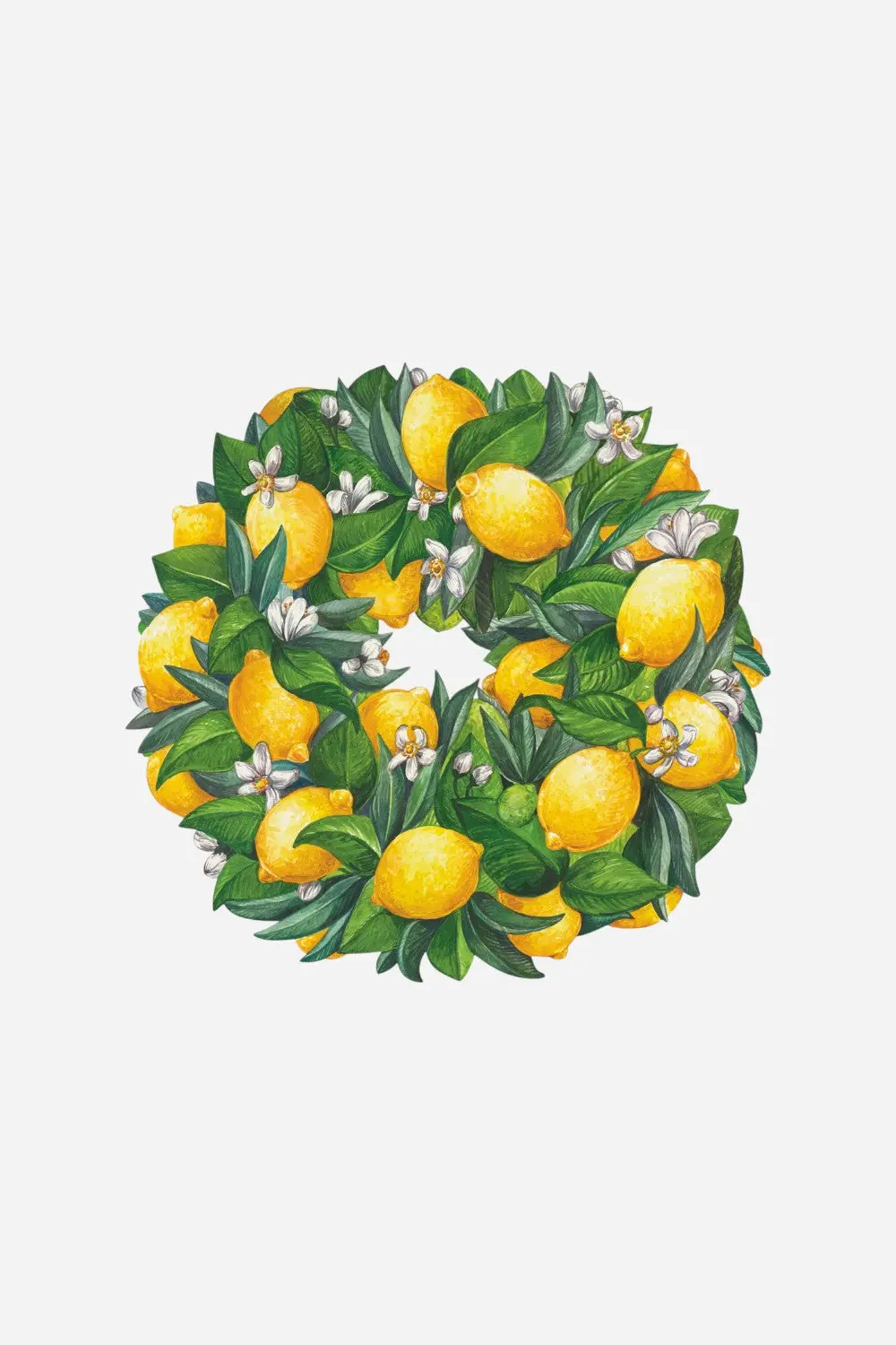Hester & Cook Die-Cut Lemon Wreath Placemats 1