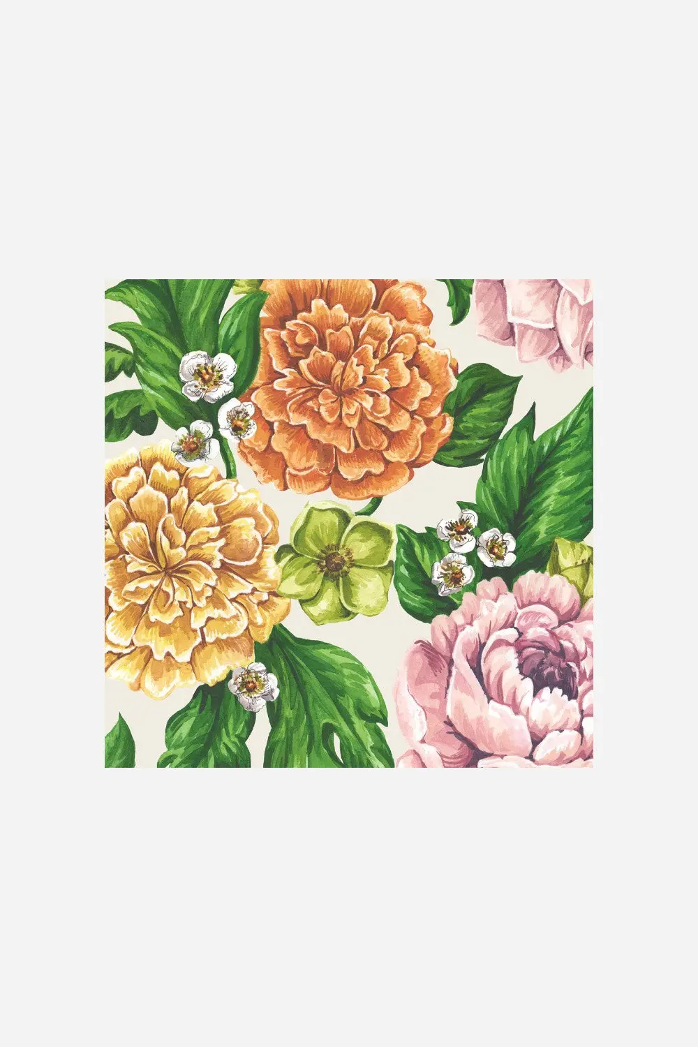 Hester & Cook Garden Derby Cocktail Napkins 1