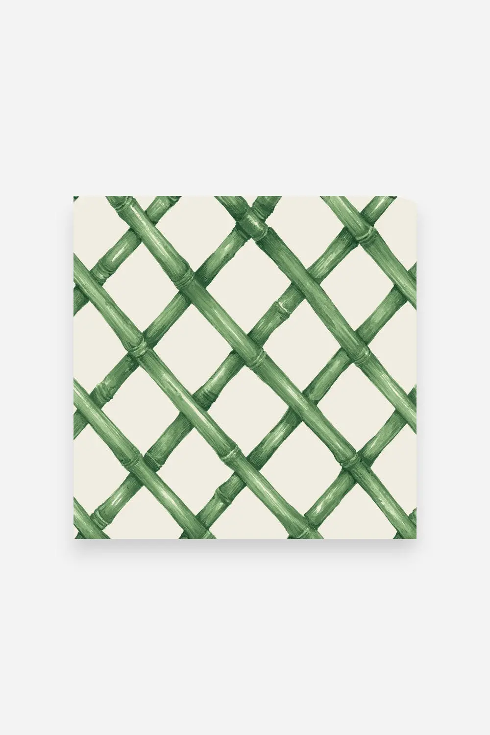 Hester & Cook Green Lattice Cocktail Napkins 1