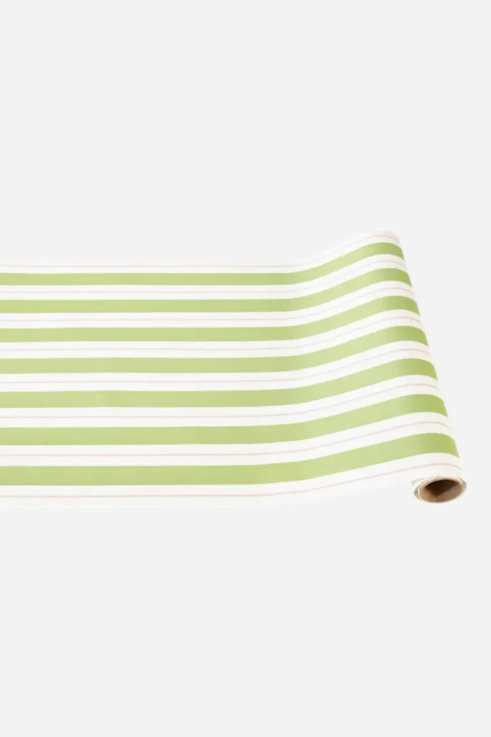 Hester & Cook Green & Pink Awning Stripe Runner 1