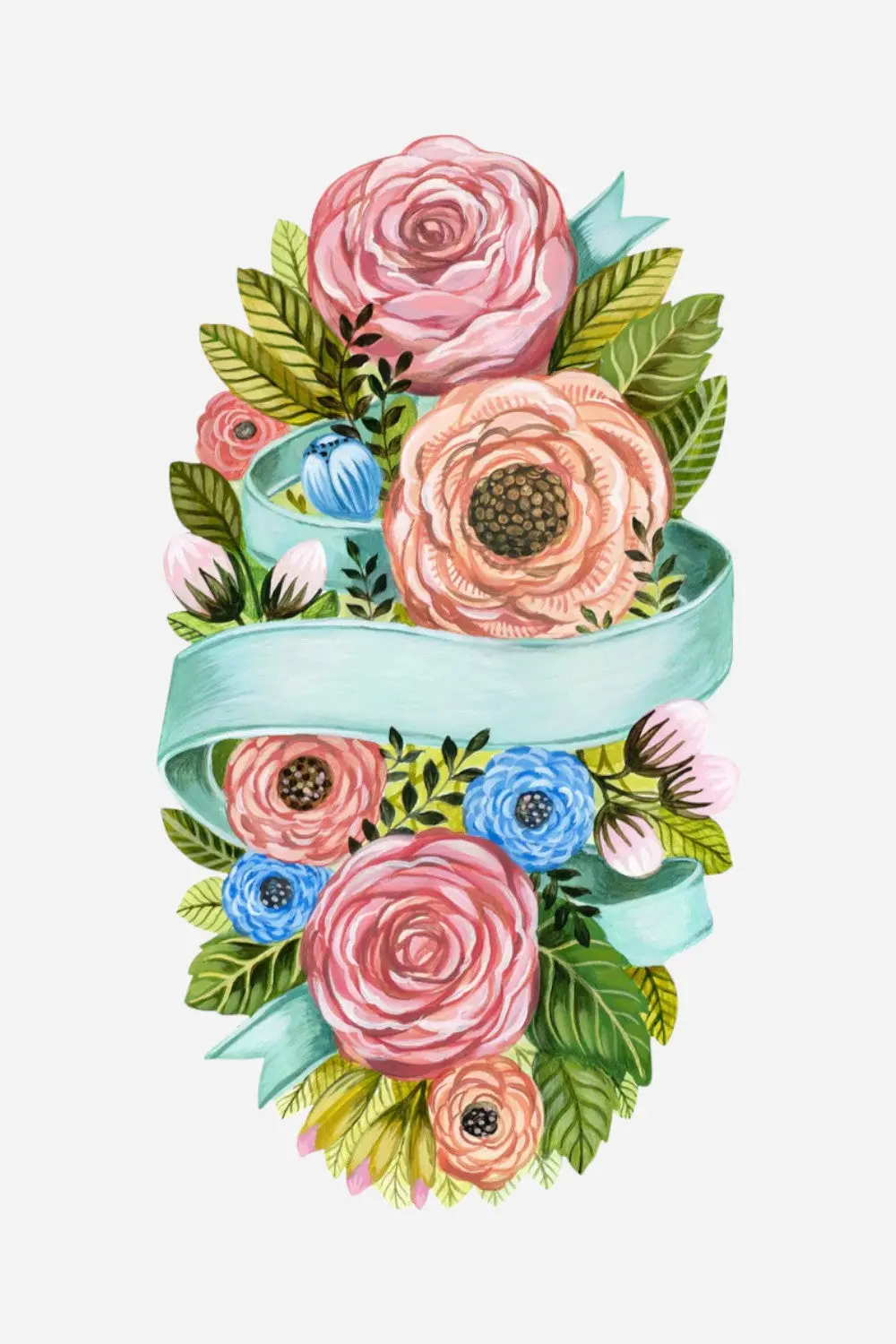 Hester & Cook Spring Floral Table Accent 1