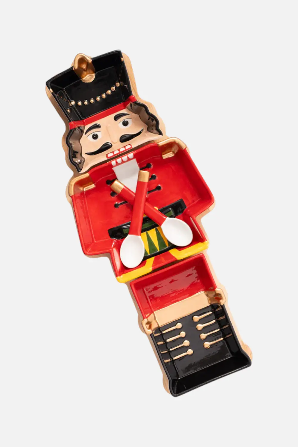 Godinger Holiday Nutcracker Appetizer Server 1