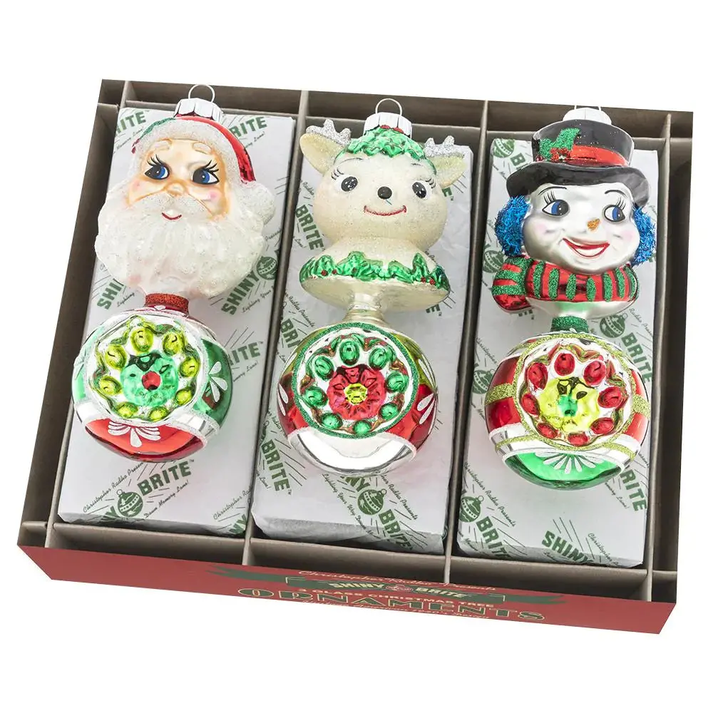 Christopher Radko Holiday Splendor 3 Count 5.5'' 1